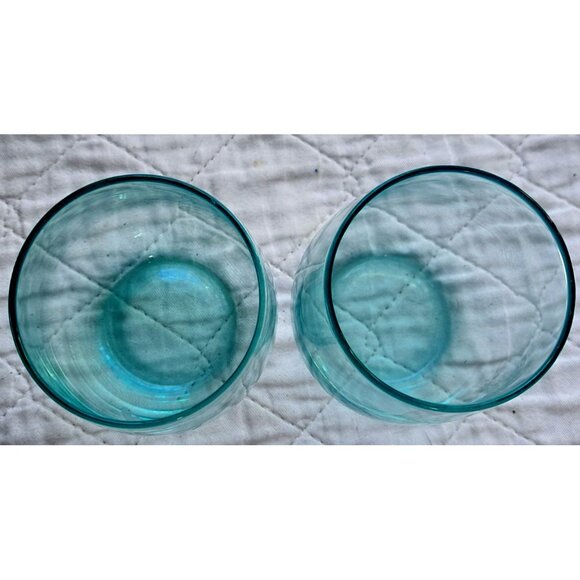 Unbranded Set Of 2 Stemless Wine Glasses Etched Starfish and Sea Turtle - Picture 6 of 9